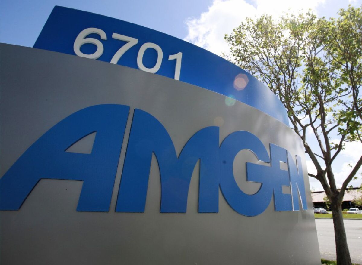 Amgen said it would lay off as much as 15% of its workers.