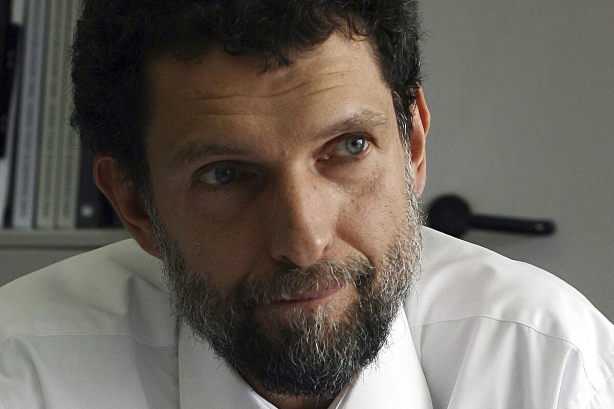 FILE - Turksih philantropist Osman Kavala is photographed in Istanbul on April 29, 2015. Europe’s highest court said Monday, July 11, 2022 that Turkey has failed to comply with its ruling that a prominent Turkish philanthropist be immediately released from jail. The European Court of Human Rights, based in Strasbourg, ruled in 2019 that Turkey violated Osman Kavala’s right to liberty, saying his detention and trials against him were used to silence him and in effect send a chilling message to civil society in Turkey. (AP Photo, File)