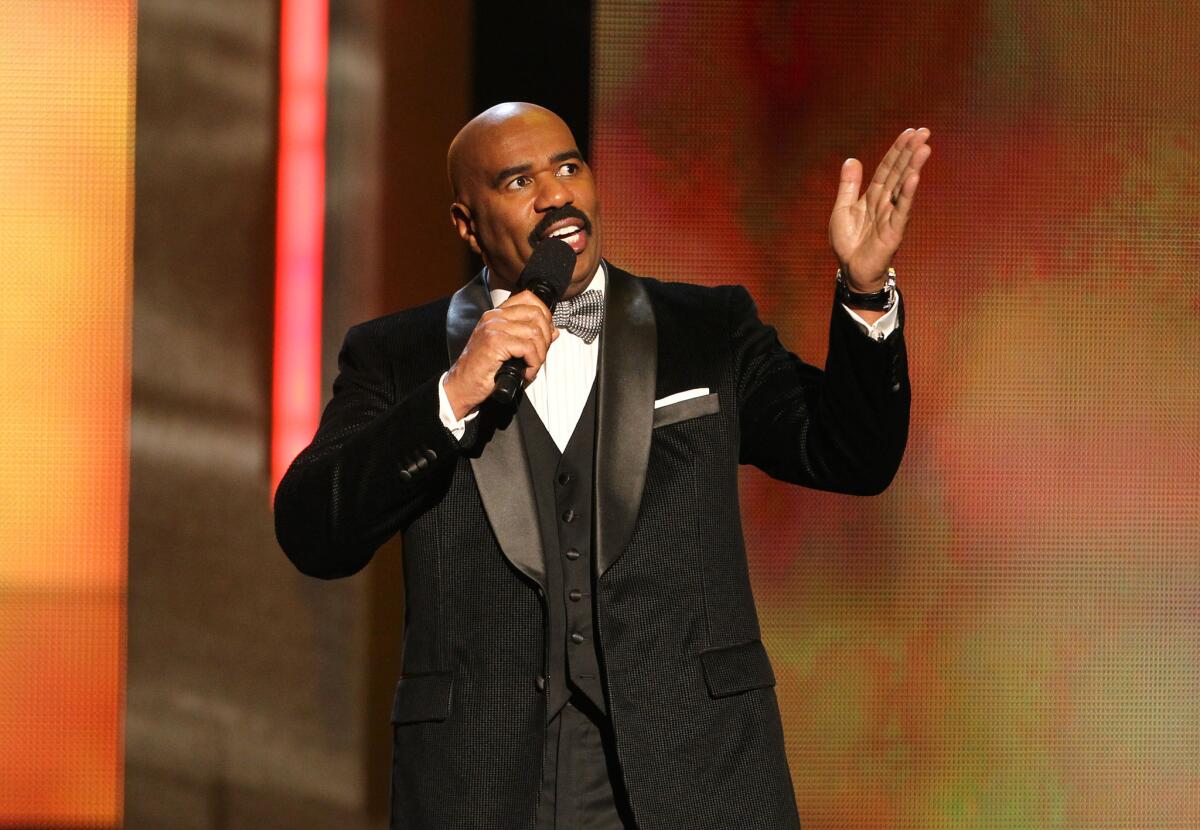 Steve Harvey hosted the 44th NAACP Image Awards at the Shrine Auditorium in Los Angeles.