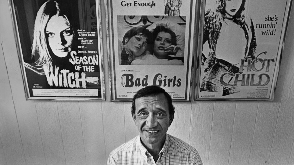 Jack Harris in his Malibu office in 1980.