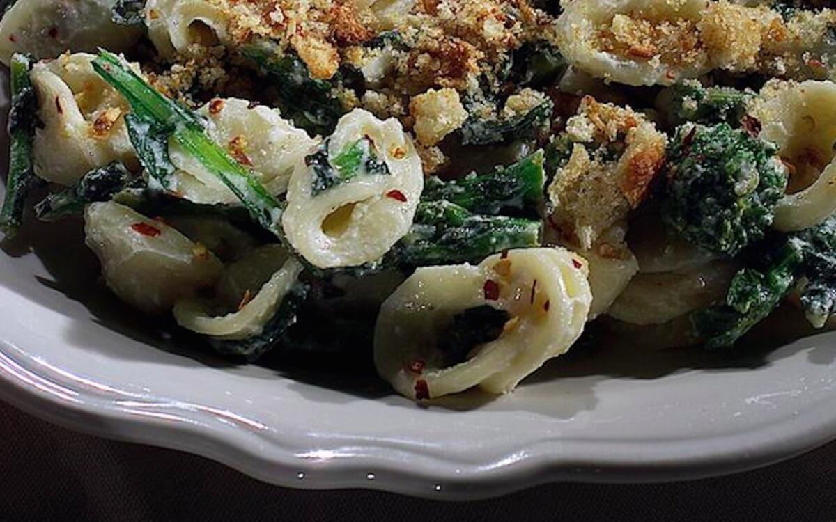 Orecchiette With Broccoli Rabe and Garlic Bread Crumbs