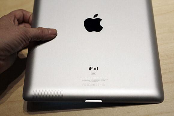 The new iPad -- rear view