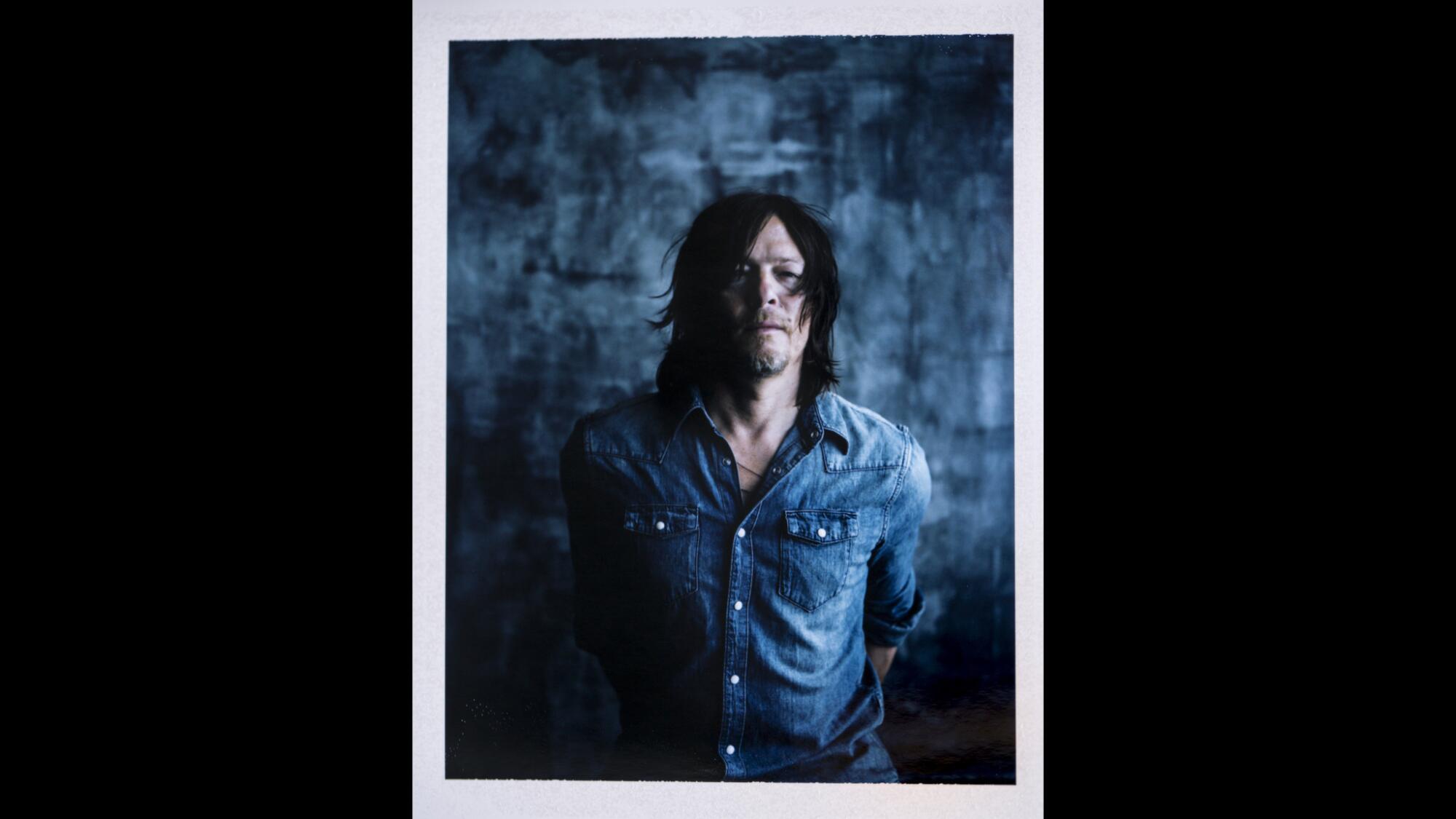 Norman Reedus from "The Walking Dead" and upcoming sci-fi movie "Air," photographed at Comic-Con 2015.