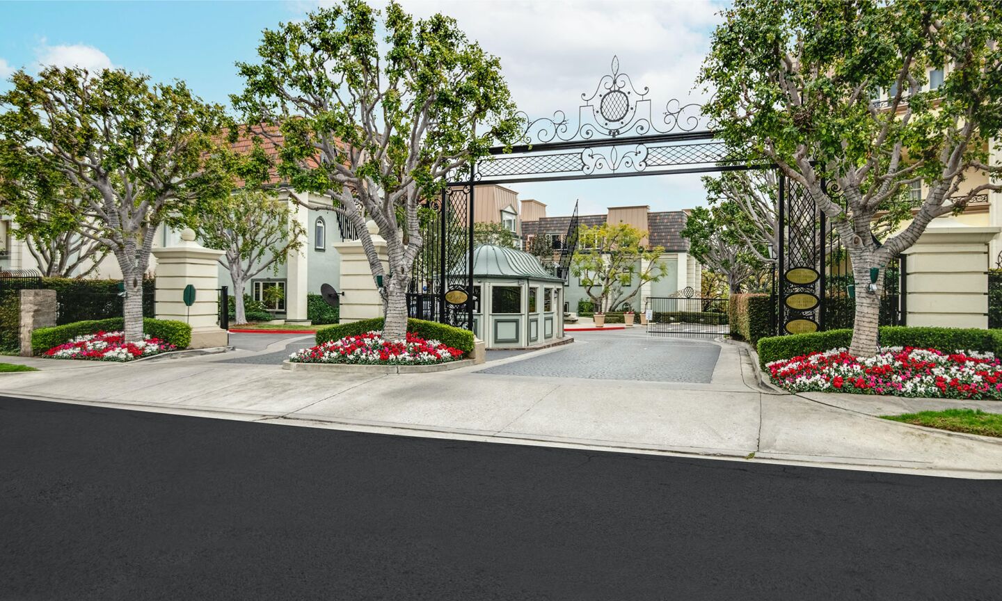 Both units are found in the French-themed Le Parc complex and include three bedrooms across 2,240 square feet.