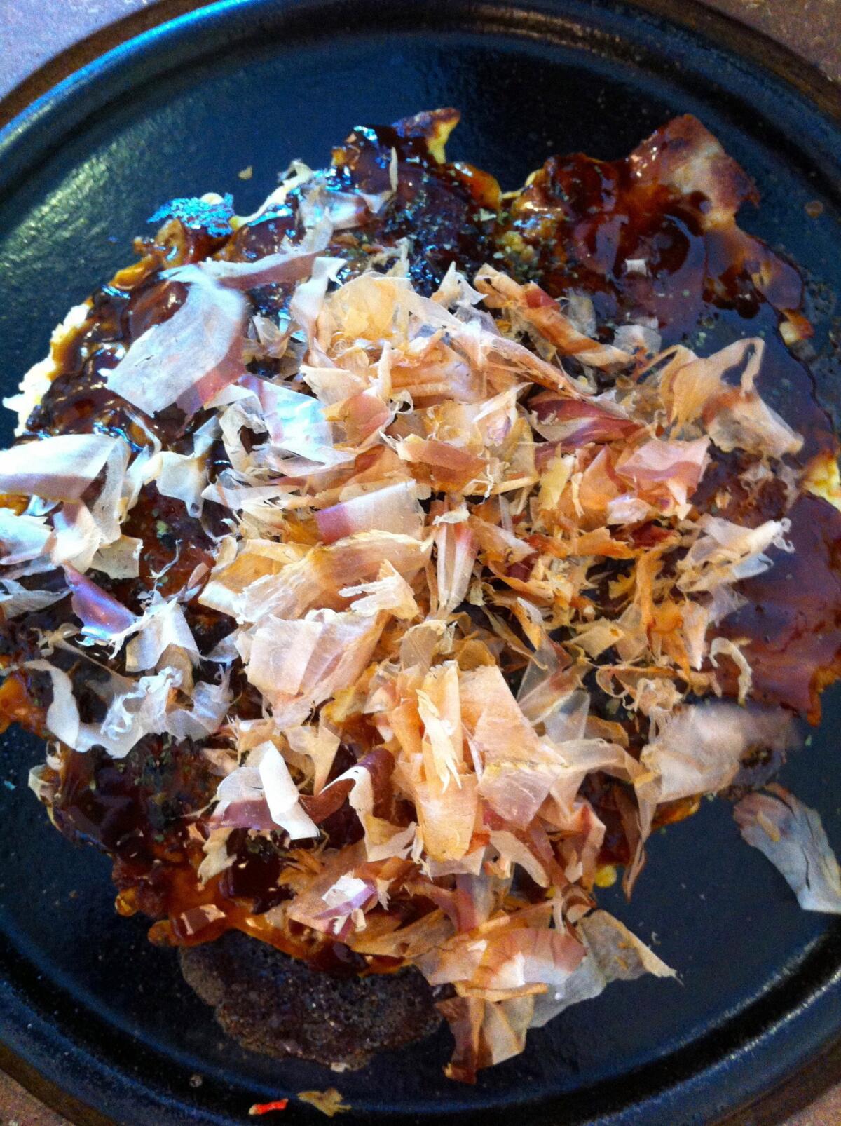 The okonomiyaki at Doya Doya in Torrance.