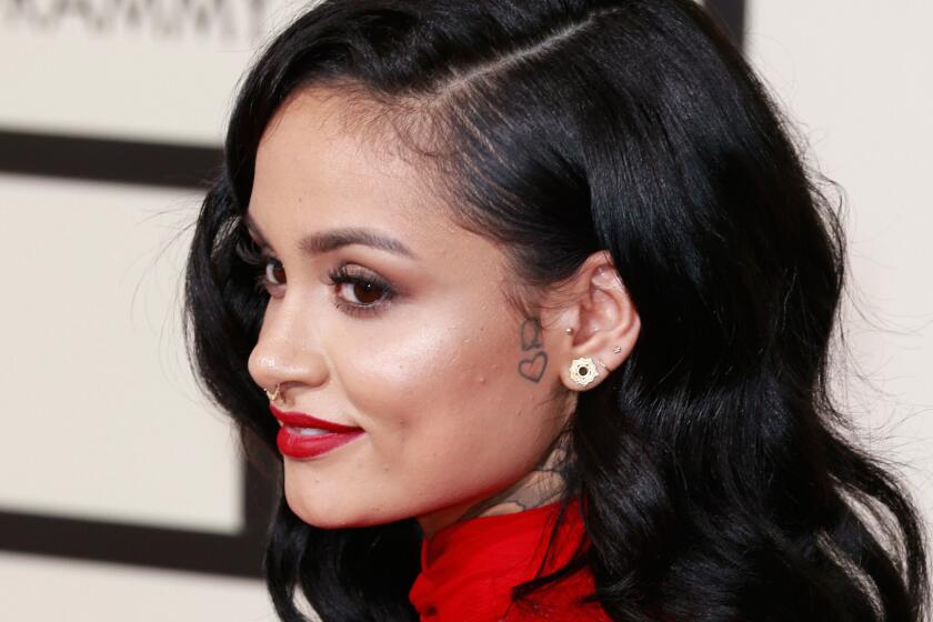 Kehlani appears at the Grammy Awards in February 2016.