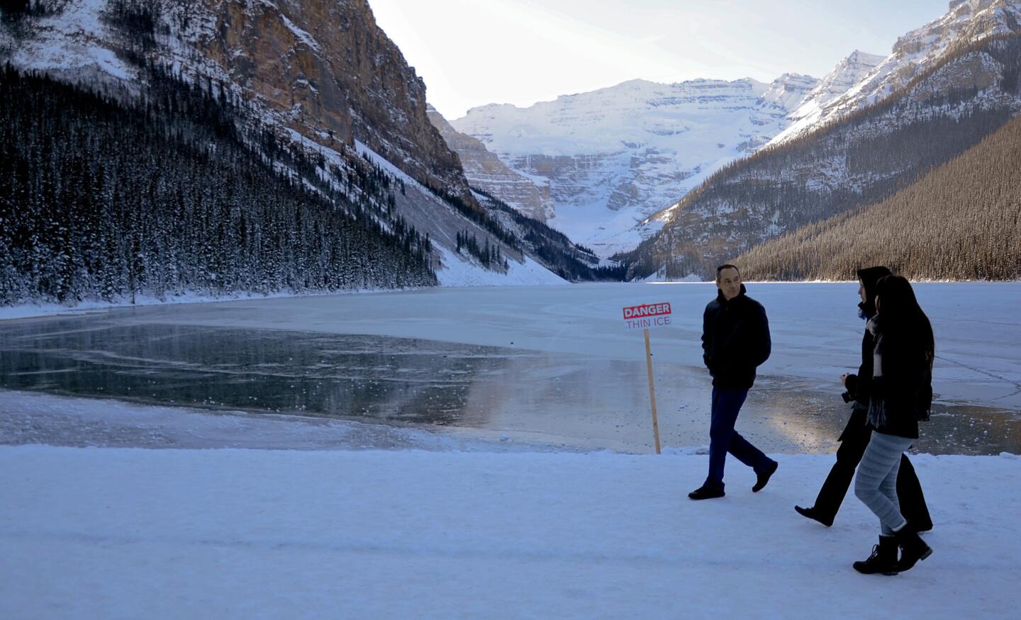 Winter in Alberta, Canada, high country