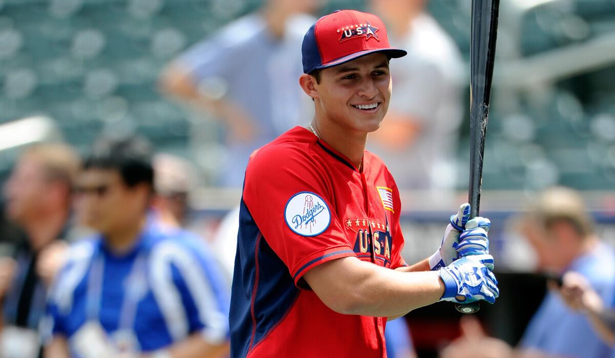 Corey Seager, 20, is making a push to be the Dodgers' shortstop