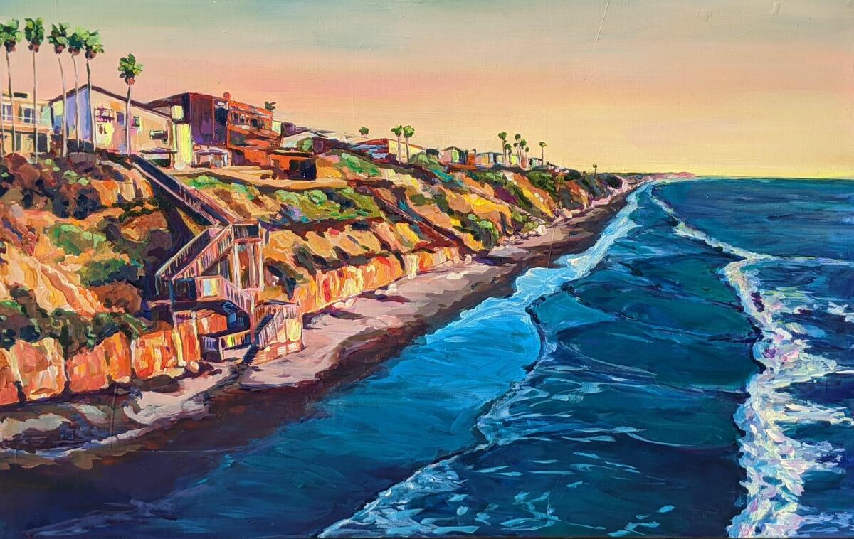 Artist Kate Joiner's "Grandview" will be featured in the Leucadia 101 Main Street art auction.
