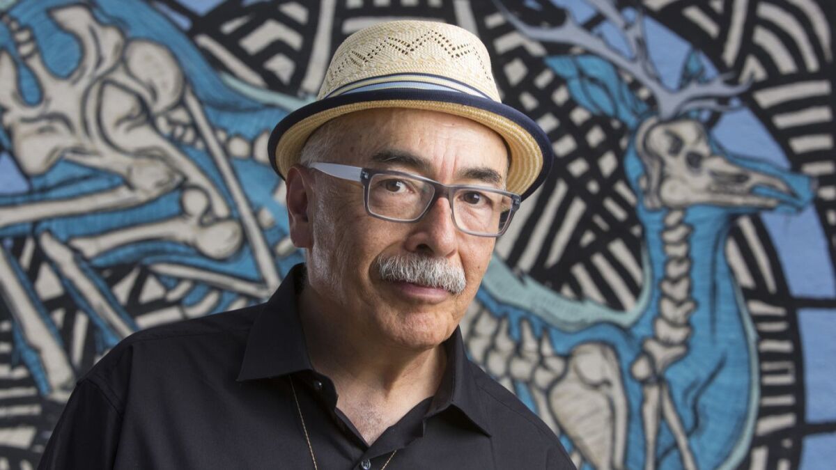 Juan Felipe Herrera, former California poet laureate and U.S. poet laureate, is one of the panelists.