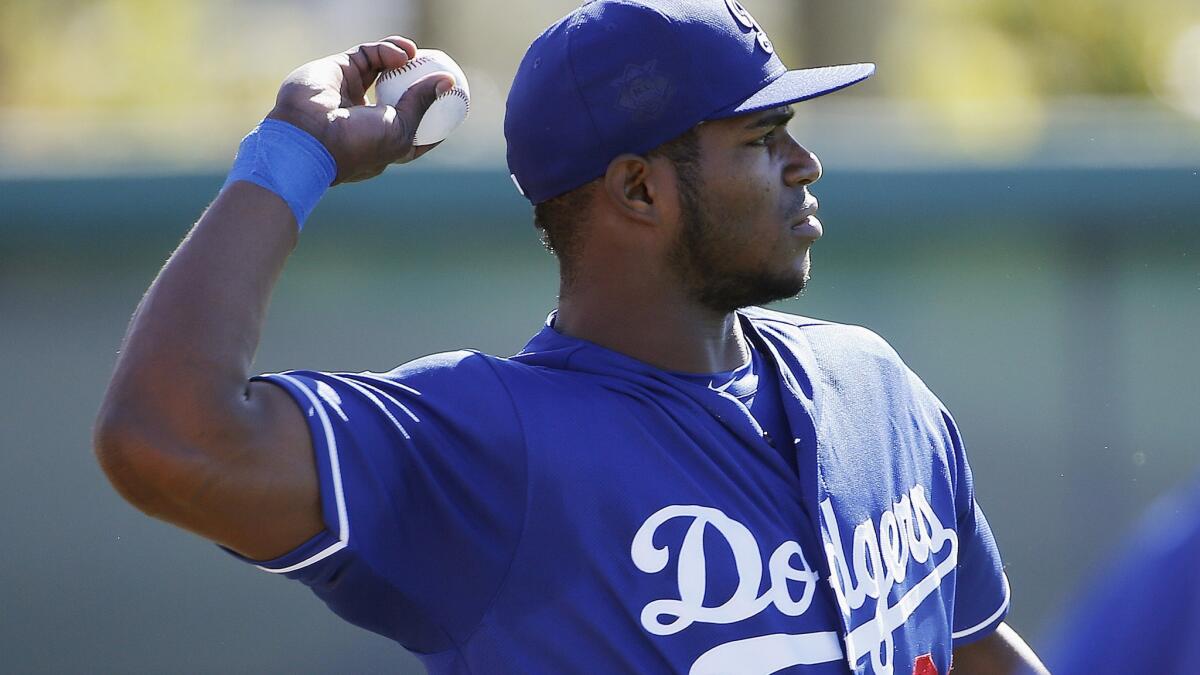 Yasiel Puig thrives in minor leagues as Dodgers move into first place  without him - Los Angeles Times