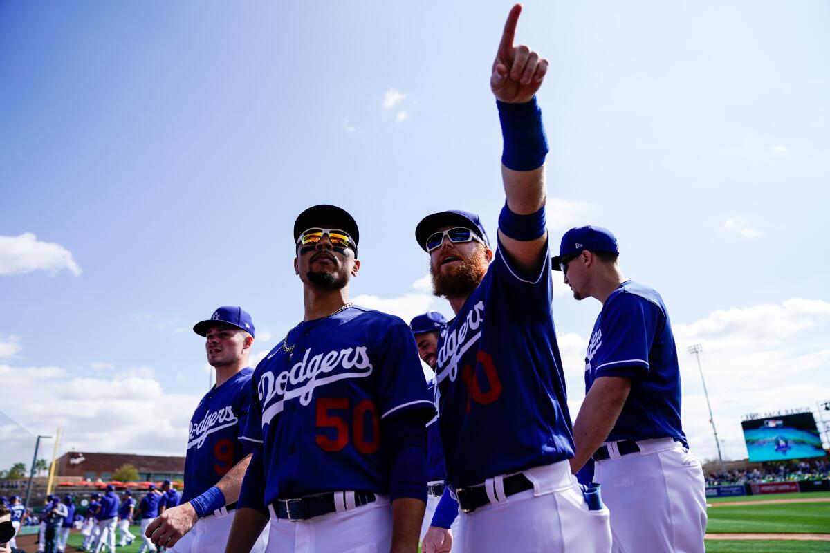 Mookie Betts, David Price smile, say hello at Dodger Stadium - Los Angeles  Times