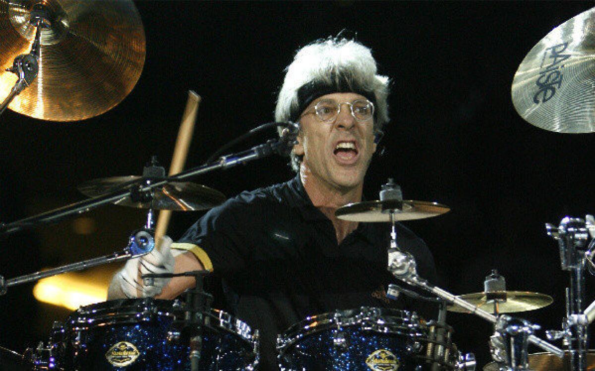 Stewart Copeland in 2007 at Staples Center for a reunion concert of The Police.