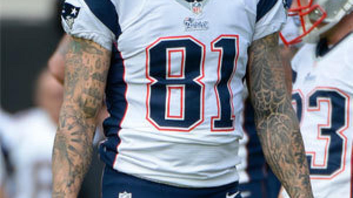 Aaron Hernandez jerseys are going for big bucks on   - Los