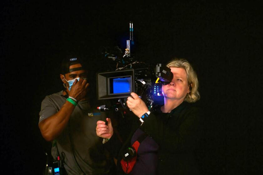 Cinematographer Mandy Walker on the set of director Baz Luhrmann's "Elvis."