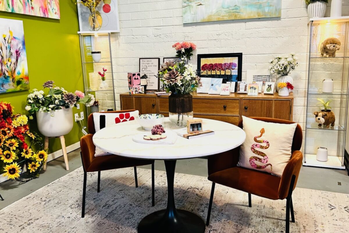 Altered Decor is a home decor boutique with high-end furniture, art, rugs, animal planters, vases and artificial florals.