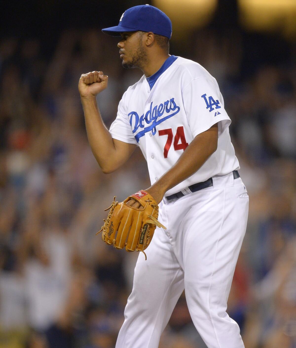 Dodgers closer Kenley Jansen has retired 32 of the last 33 batters he's faced.