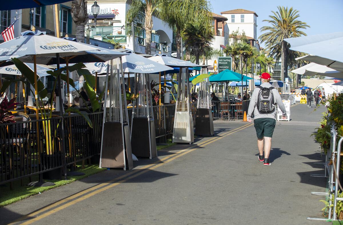 The second and third blocks of Main Street have been closed to vehicular traffic since last summer.