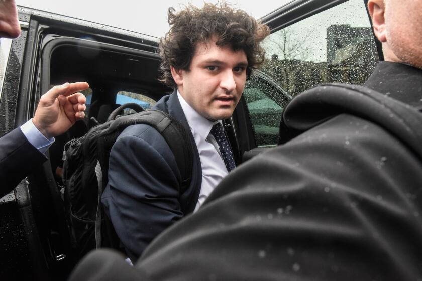 Sam Bankman-Fried, co-founder of FTX Cryptocurrency Derivatives Exchange, arrives at court in New York, US, on Tuesday, Jan. 3, 2023. Disgraced crypto founder Bankman-Fried plans to plead not guilty to fraud after being charged with orchestrating a yearslong scam at FTX. Photographer: Stephanie Keith/Bloomberg via Getty Images