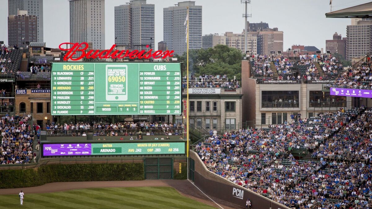 With no crowds, Wrigleyville has different feel for Cubs - The San Diego  Union-Tribune