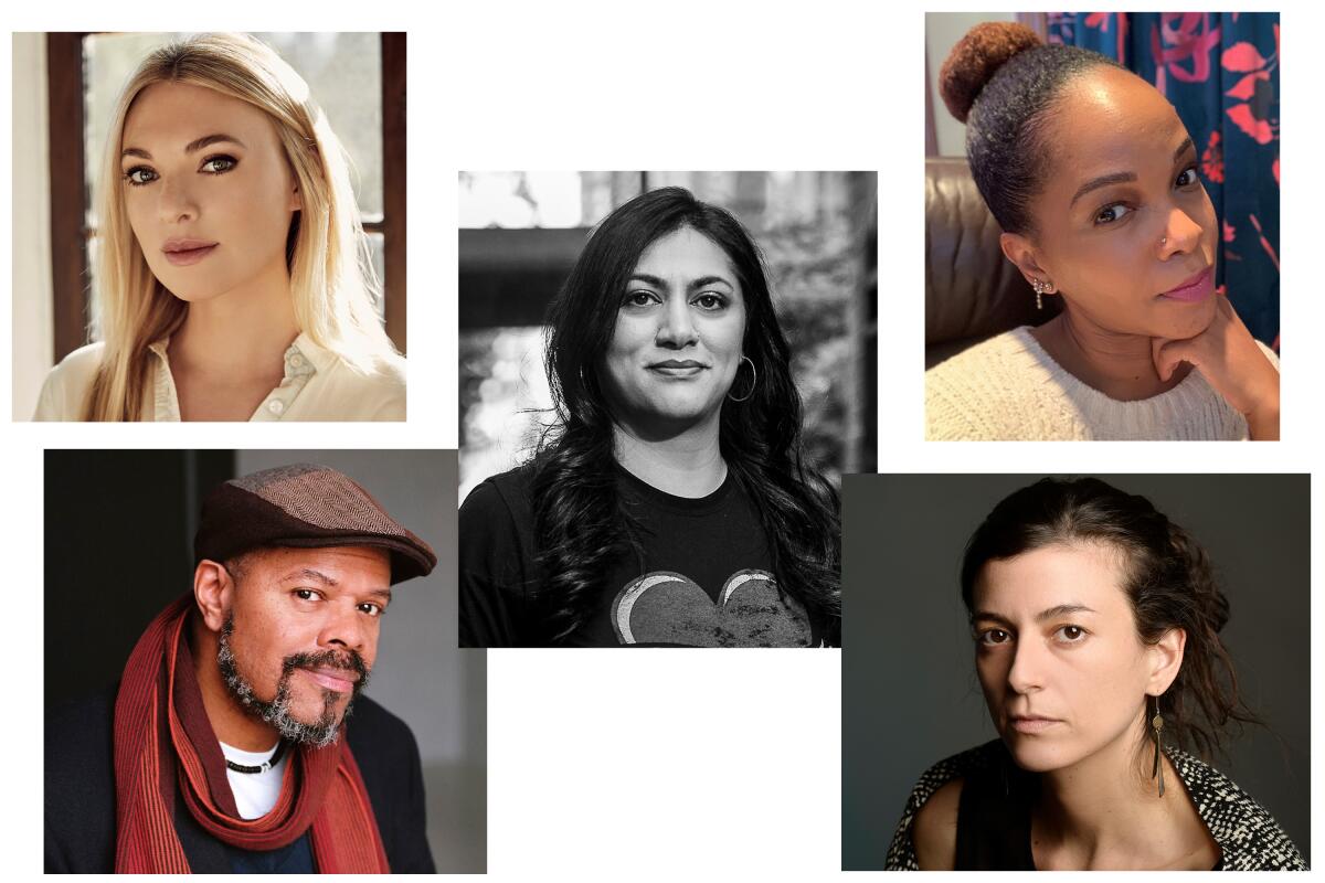 Winners of the 2022 National Book Awards are Tess Gunty, Sabaa Tahir, Imani Perry, John Keene, and Samanta Schweblin