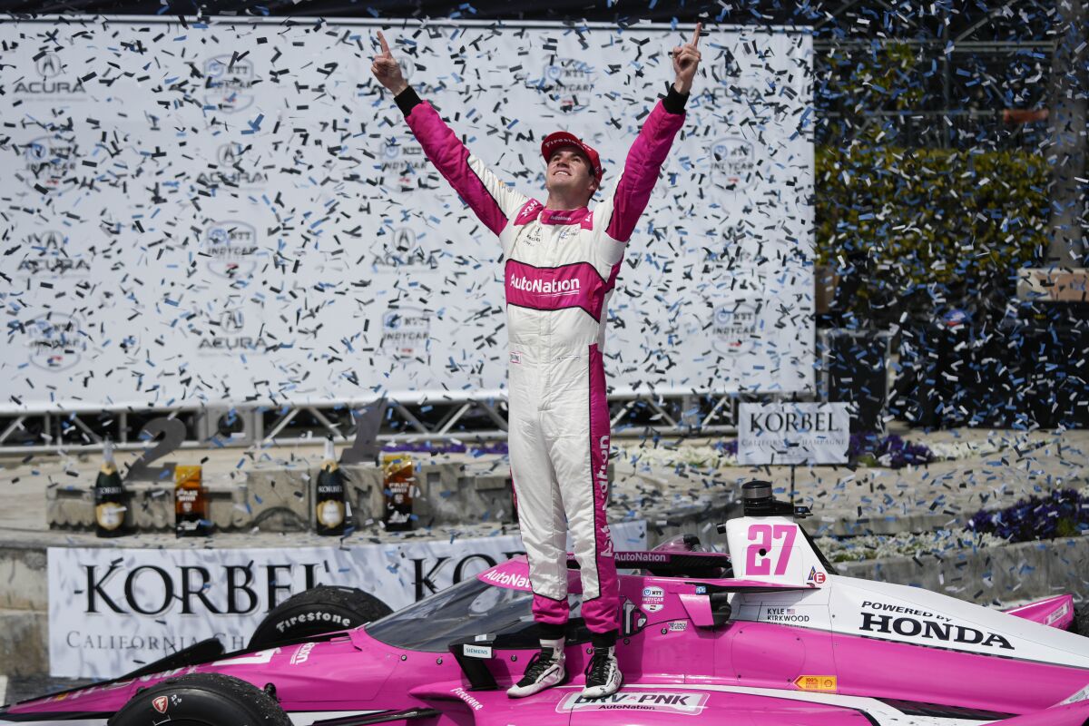 Kyle Kirkwood wins Long Beach for 1st career IndyCar victory The San