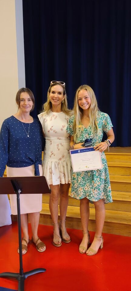 Merci award recipient, Lindsay Zimmer with Awards Chair Lori Eppich and del Norte Chapter President, Stephanie Kourie.jpg