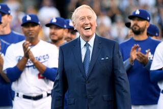 LOS ANGELES, CALIFORNIA MAY 1, 2017-Vin Scully is all smiles as the former broadcaster.