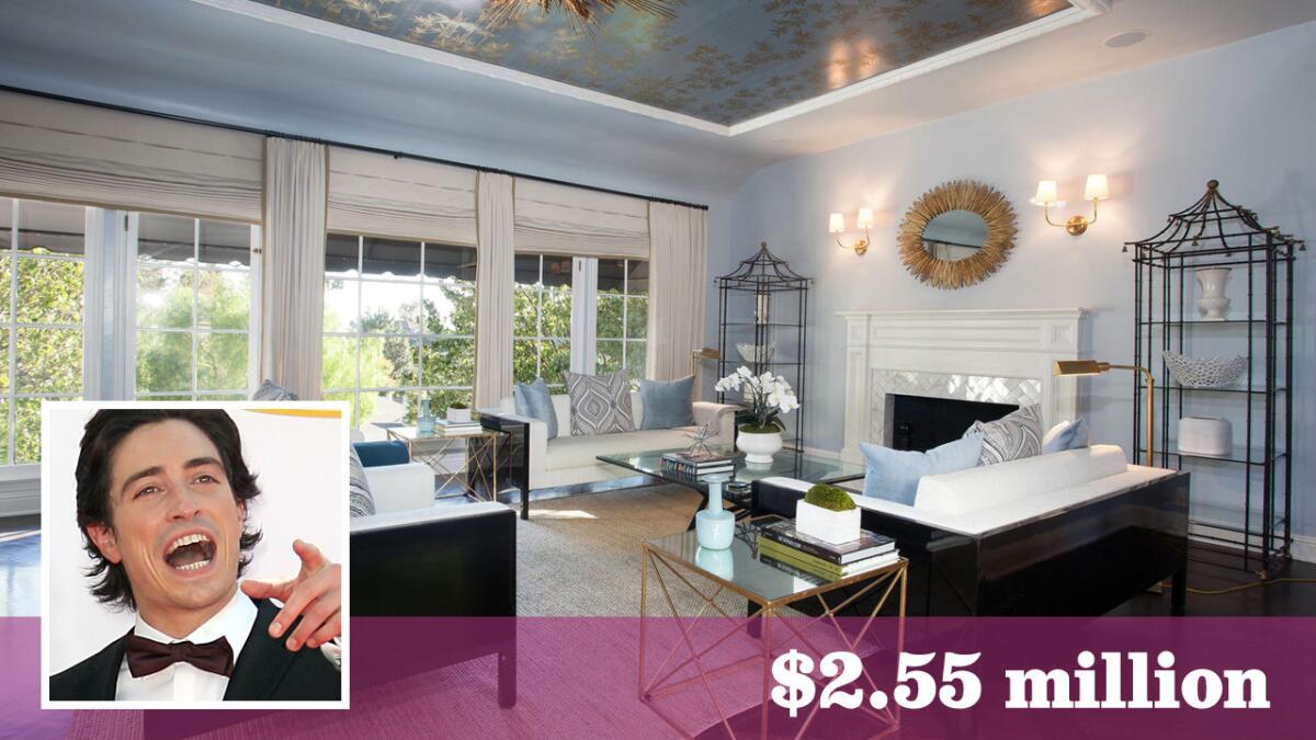 Actor Ben Feldman bought the 1940s traditional in Los Feliz from comedic actor Joel McHale for $2.55 million.