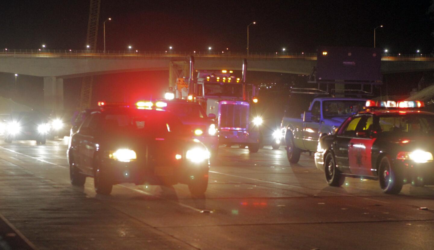 405 freeway opens Sunday night