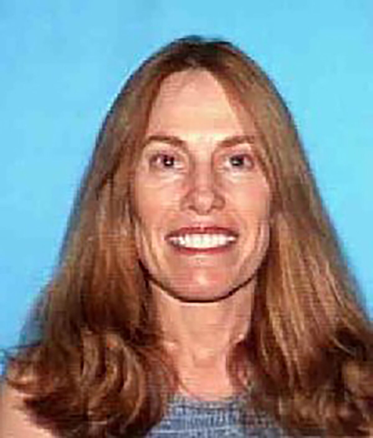 This undated photo provided by courtesy of the FBI Los Angeles shows Linda Morrow. Morrow, the former executive director of a surgical center who helped her physician husband bilk insurance companies of $44 million for cosmetic procedures billed as "medically necessary" has pleaded guilty on Friday, Feb. 4, 2022, to health care fraud. Morrow, who was captured in Israel after she fled the country following her indictment, faces up to 20 years in federal prison. Her husband, Dr. David Morrow, is serving a 20-year term. (FBI Los Angeles via AP)