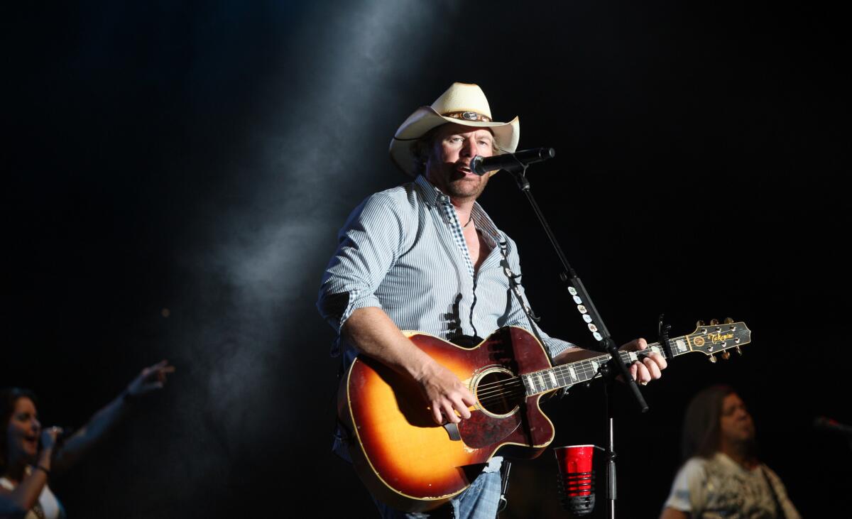 Toby Keith is slated to perform at the first Lost Highway motorcycle show and concert in San Bernardino in May.