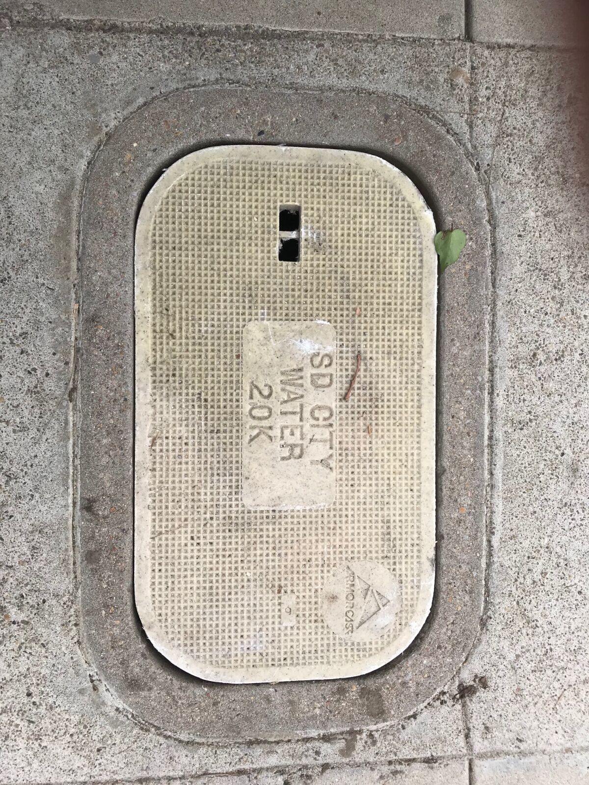 Inga has a new water meter cover after reporting the old deteriorating one on the city of San Diego's Get It Done app.