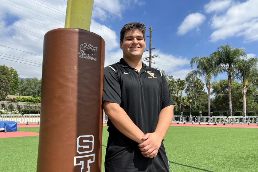 St. Francis lineman Phillip Ocon has used jiu jitsu to go from 350 pounds to 287 and star for the Golden Knights.