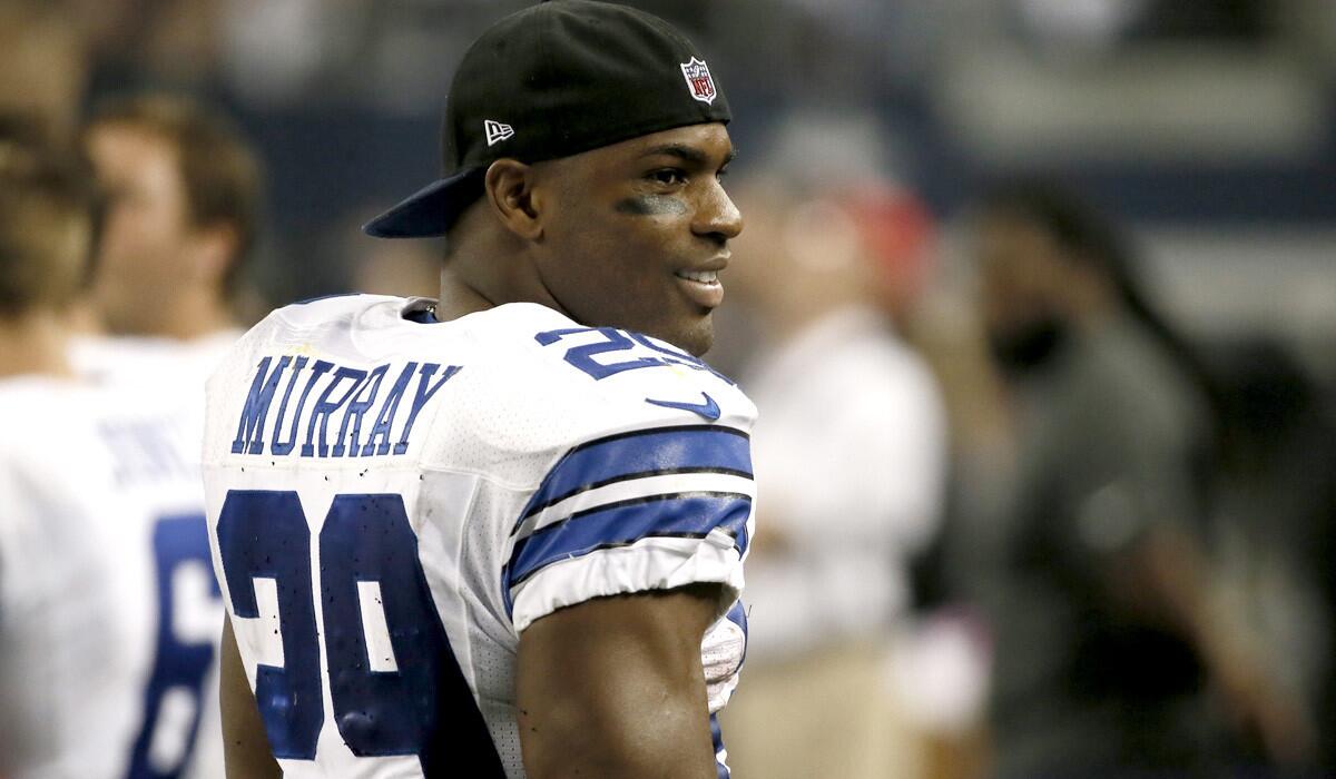 Cowboys running back DeMarco Murray is averaging an NFL-best 131.8 yards rushing a game and leads all running backs with seven touchdowns.