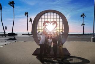 An artist's rendering of Oceanside's proposed "Love Locks" sculpture.