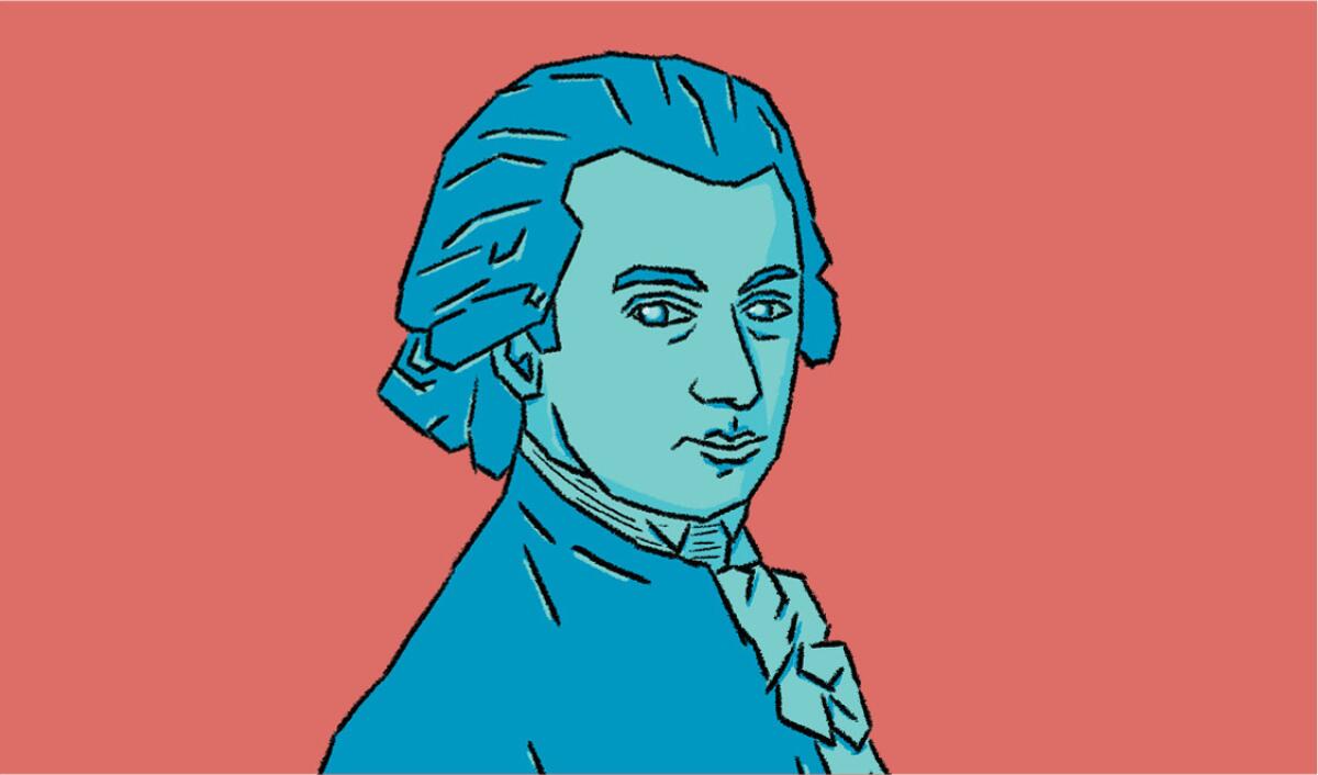 Illustration of Mozart 