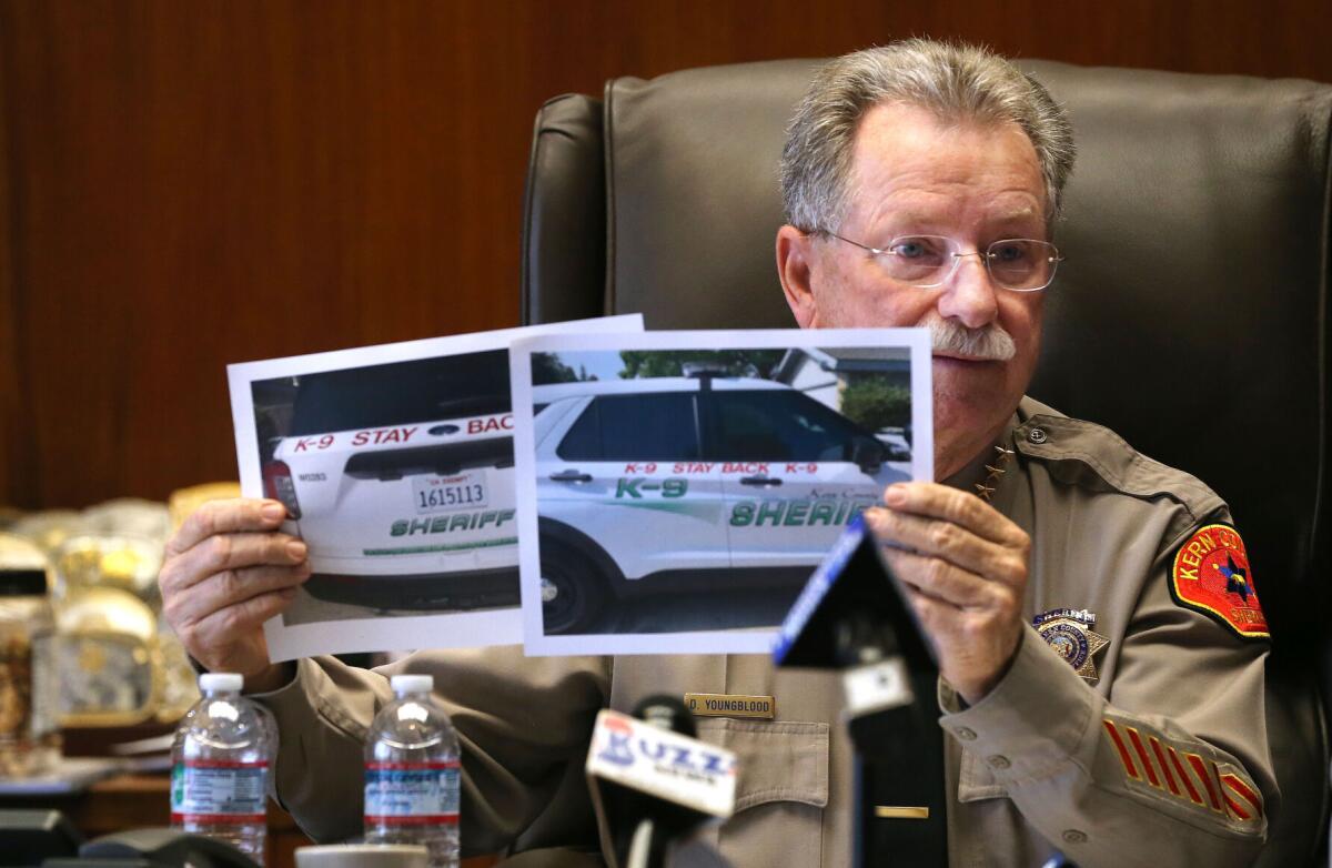 Donny Youngblood shows images of vehicles