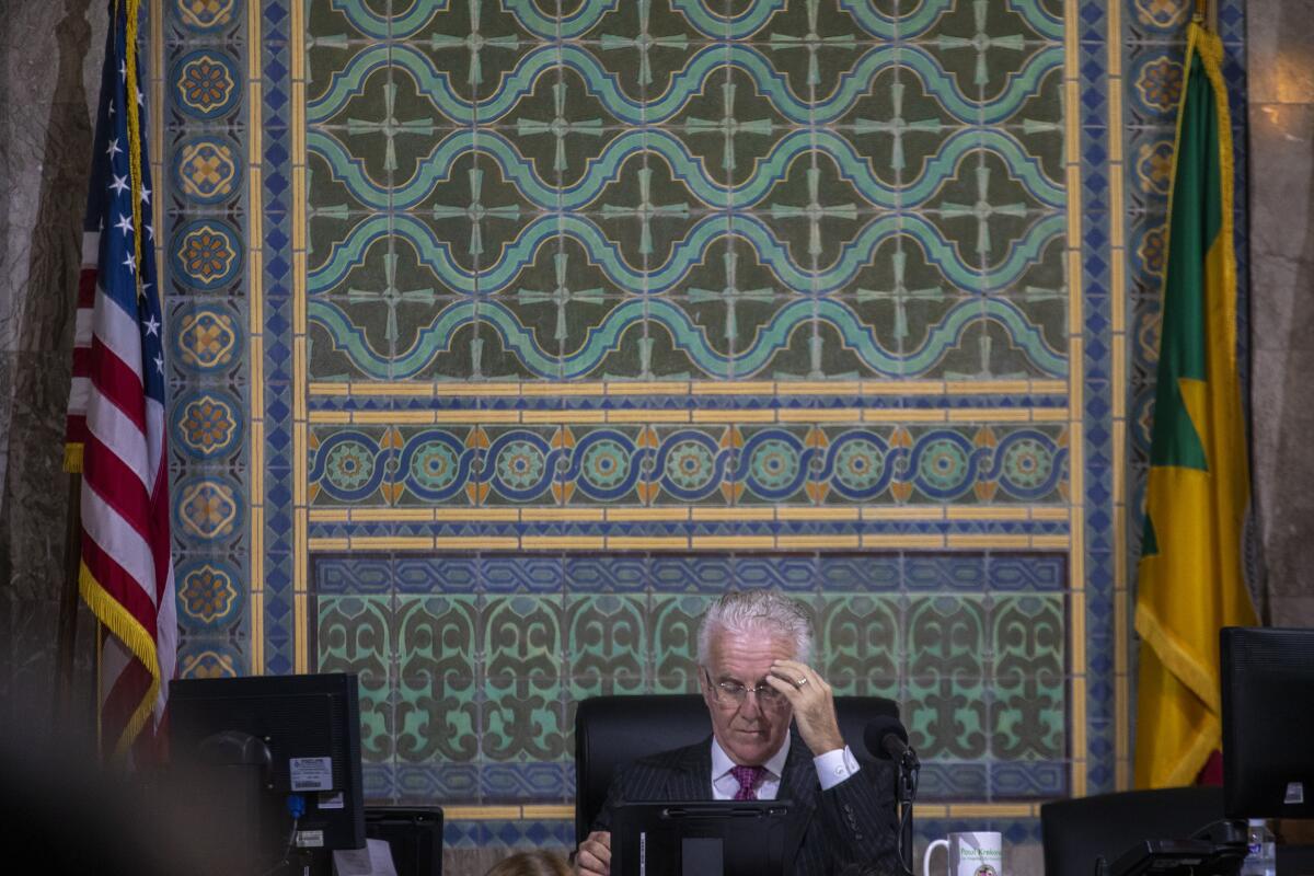 Los Angeles City Council President Paul Krekorian in October 2022 