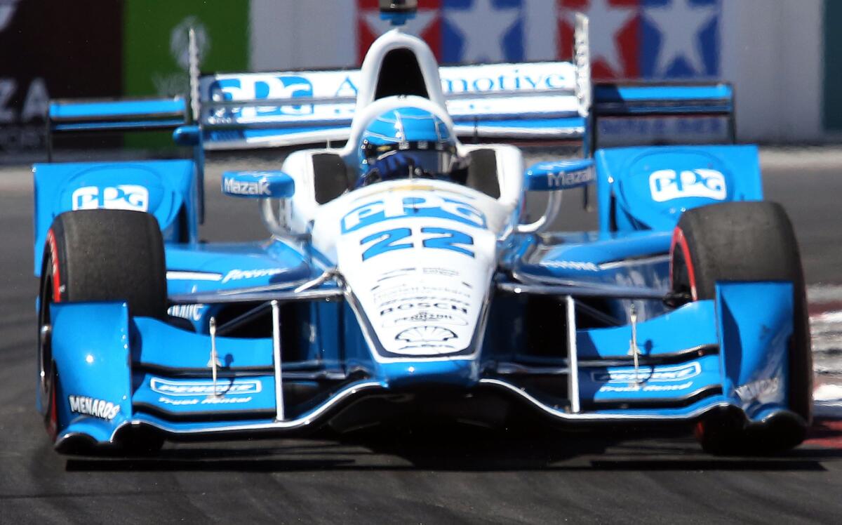 Simon Pagenaud's victory at the Long Beach Grand Prix is his first IndyCar victory since 2014.