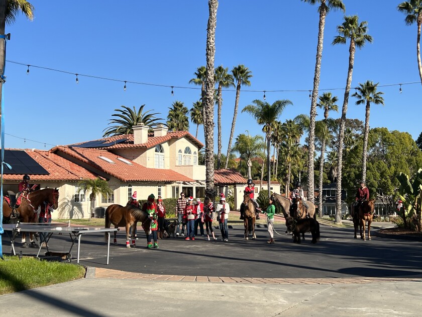 A visit from the San Dieguito Riders.