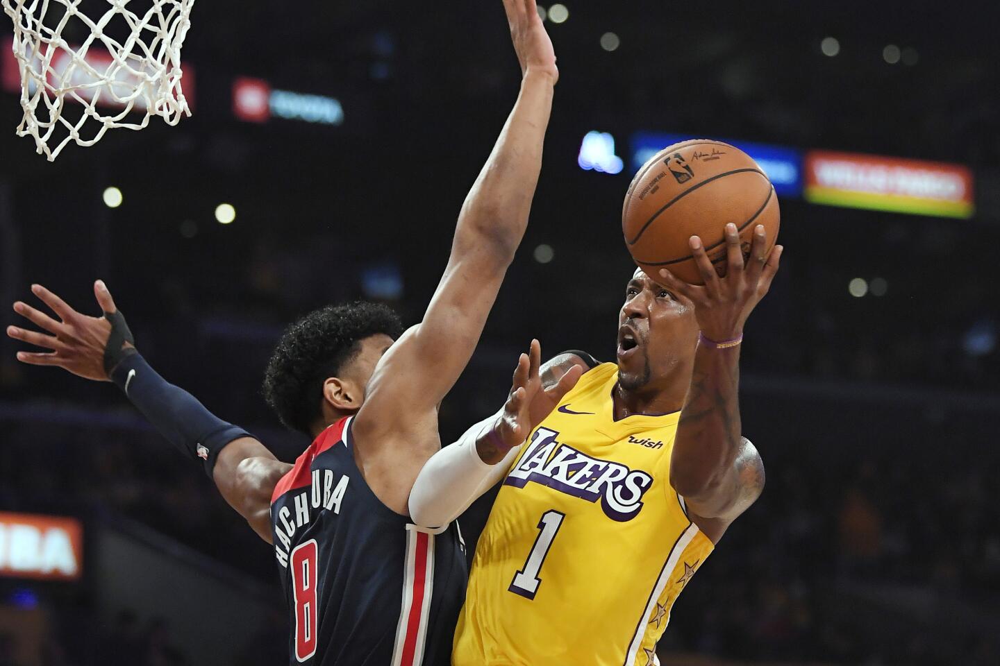 Lakers' Kentavious Caldwell-Pope suffers sprained left ankle, leaves game  vs. Spurs 