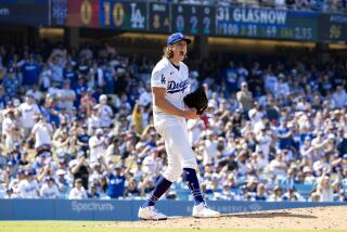 LOS ANGELES, CA - APRIL 21, 2024: Los Angeles Dodgers starting pitcher Tyler Glasnow.