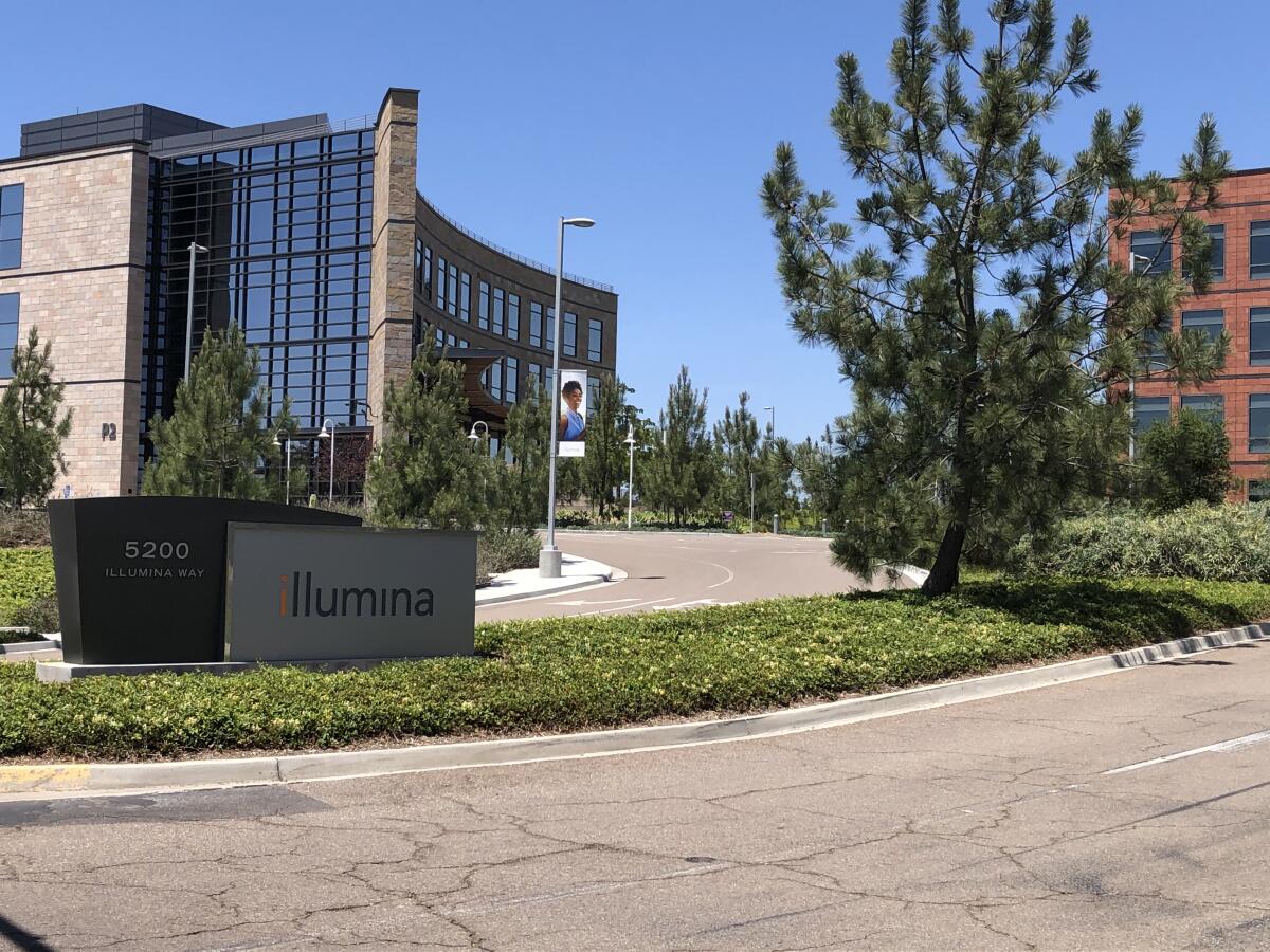 San Diego sequencing company Illumina.