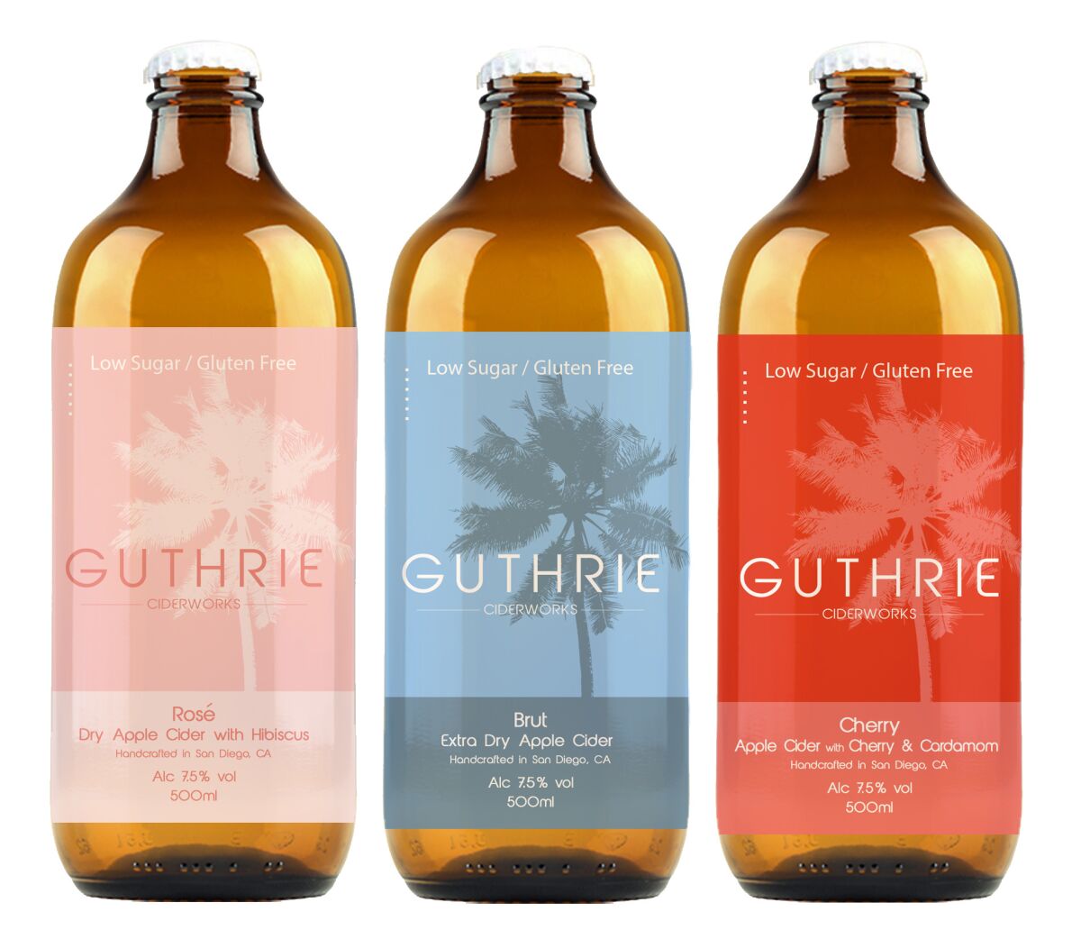 Guthrie is sold by the can and by the bottle in a variety of flavors.