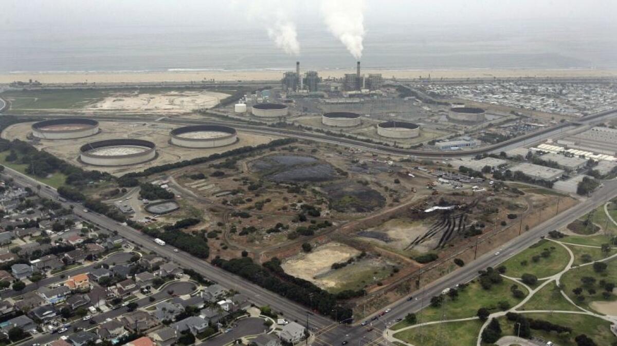 Aerial view of Magnolia Tank Farm