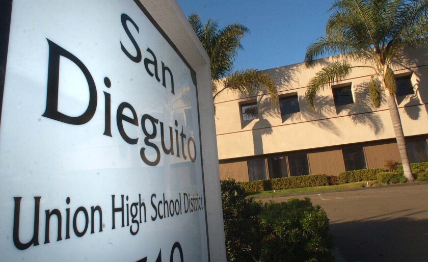 Exterior of the San Dieguito Union High School District office.