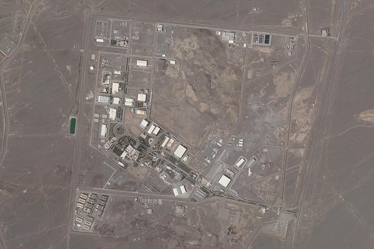 An Iranian nuclear facility seen from satellite.