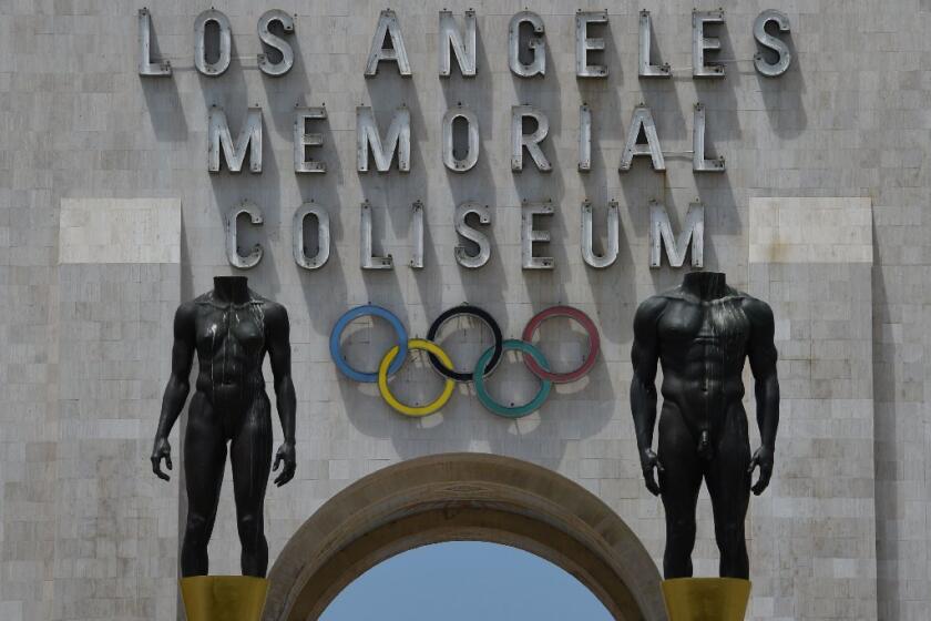 The Los Angeles Memorial Coliseum would serve as the main Olympic stadium if Los Angeles is named the host city for the 2024 Summer Olympics.