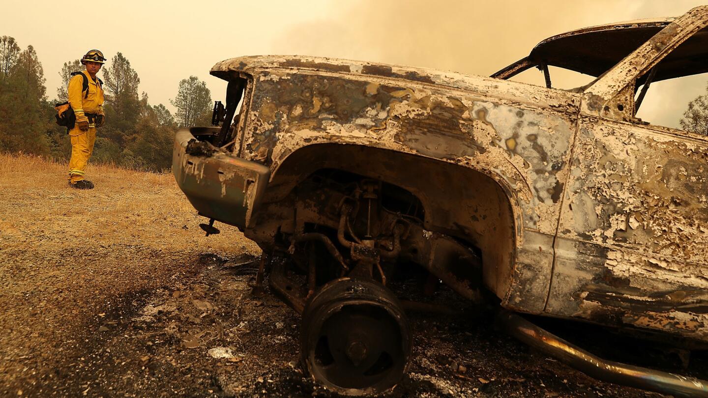 Carr fire in Shasta County